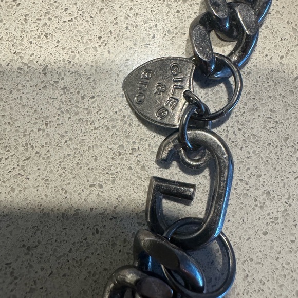 Giles & Brother Gunmetal Chain Necklace - Picture 3 of 5